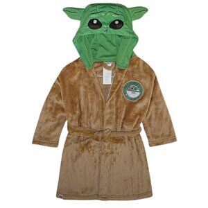 LEGO Star Wars Grogu Baby Yoda Plush Hooded Robe Size 8 Cozy Winter Lounge